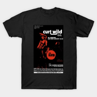 Curt Wild/Velvet Goldmine concert poster T-Shirt